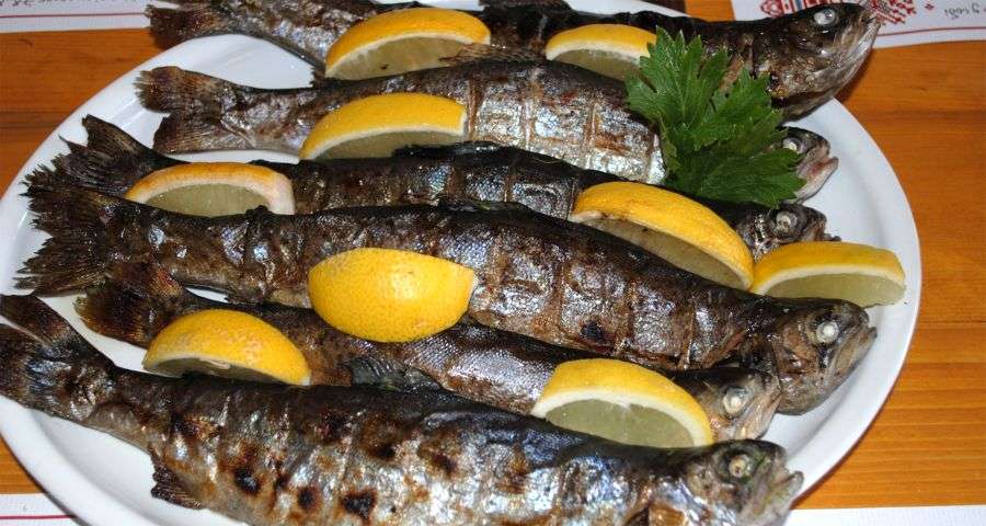 Копчена рибка в рестораны Трапезна, Карпати