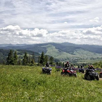 Tours in the Carpathians on ATV