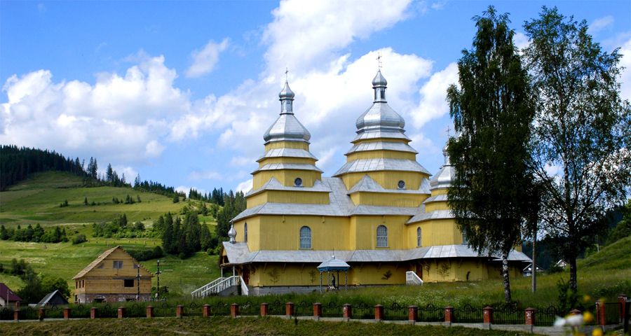 Церква в Карпатах, Славське - Волосянка, вінчання в Карпатах